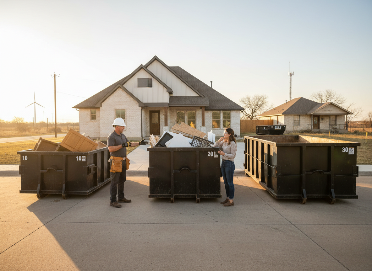 How to Size a Rolloff Dumpster for Crowell Home Renovations