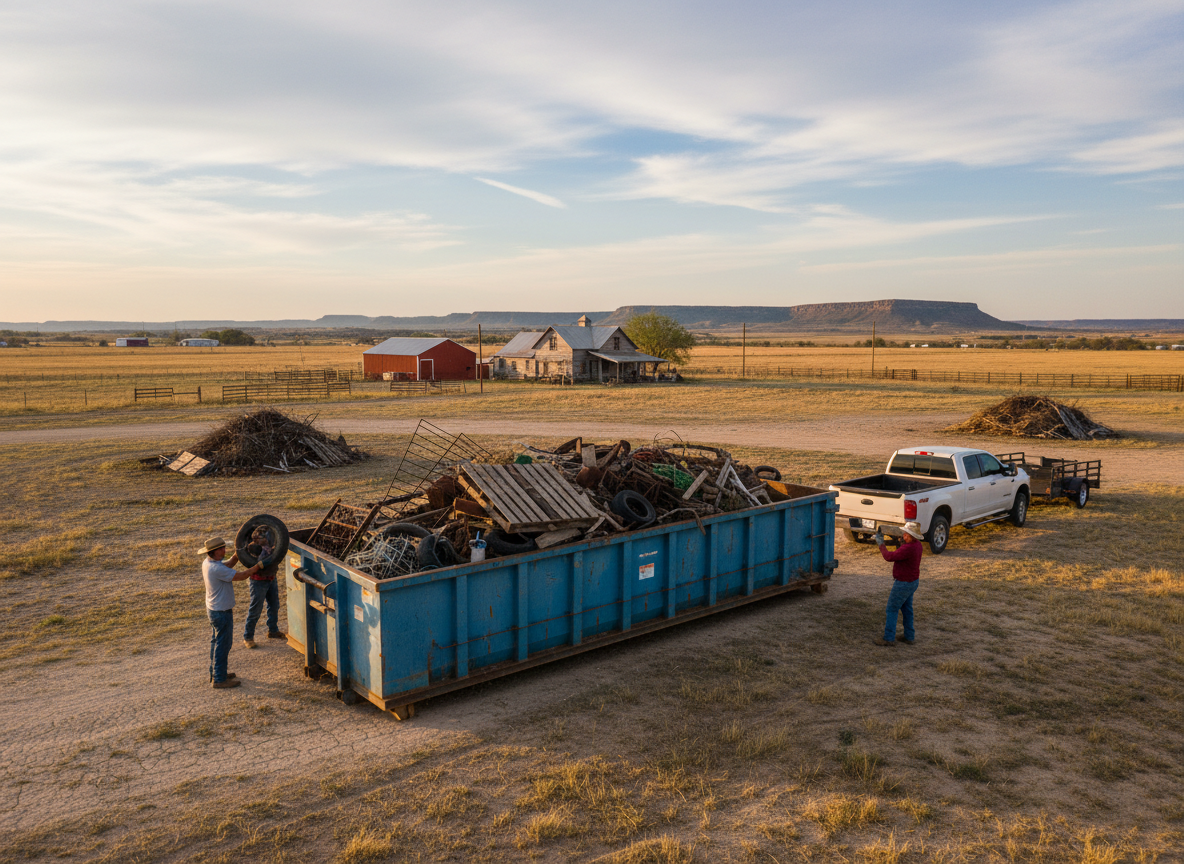 Managing Farm and Ranch Cleanup Waste Near Crowell