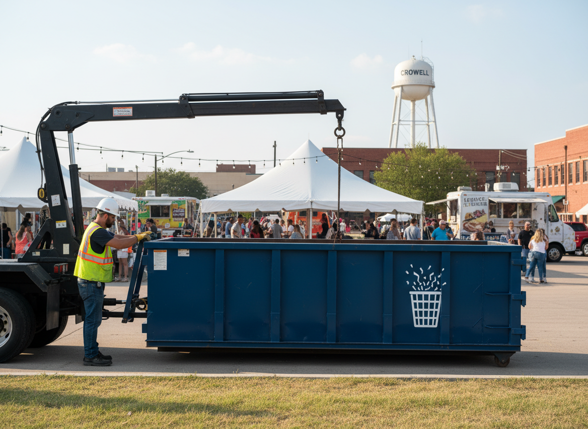 Event Dumpster Rental in Crowell