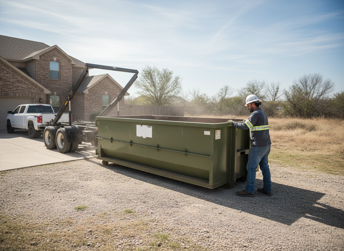 Residential Dumpster Rental in Crowell